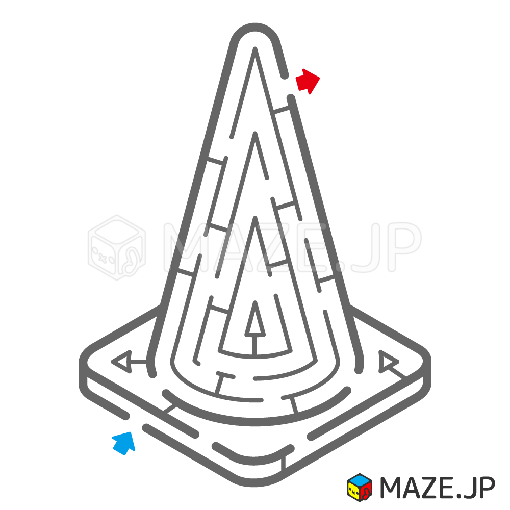 Traffic cone maze MAZE.JP