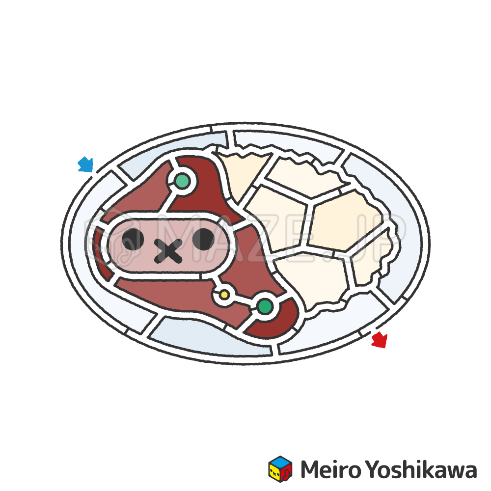 Curry and rice maze